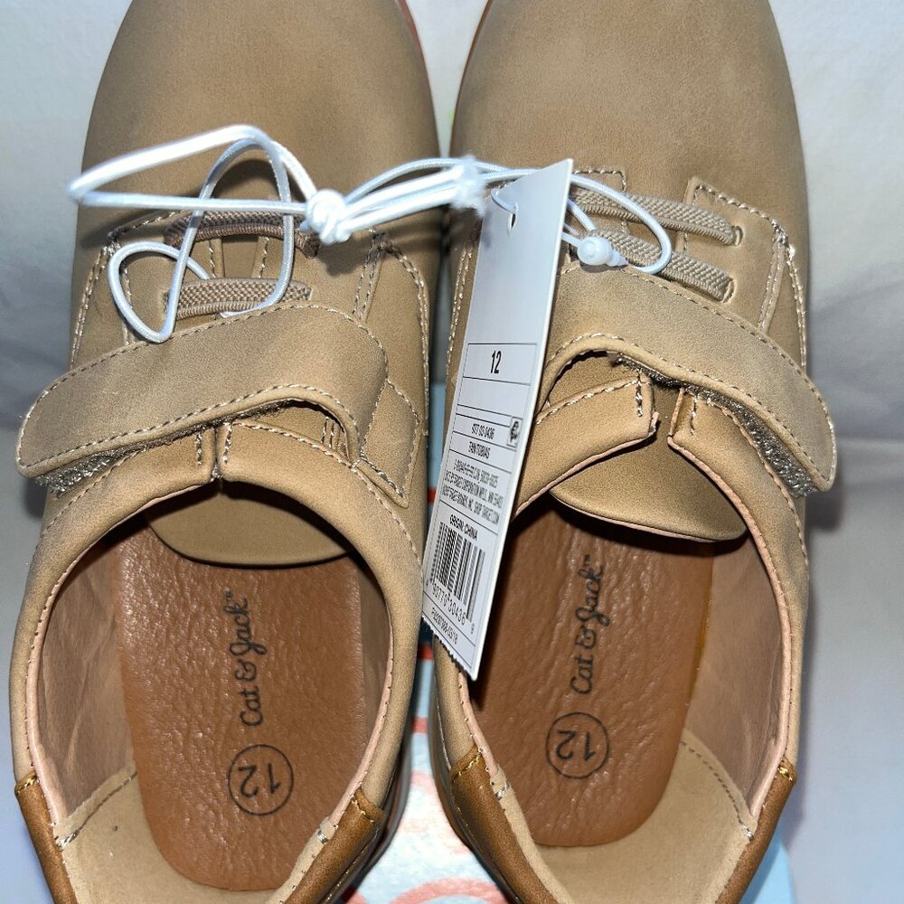 Cat & Jack Toddler Boys Tobias Oxford Shoes Size # 12 NWT!!